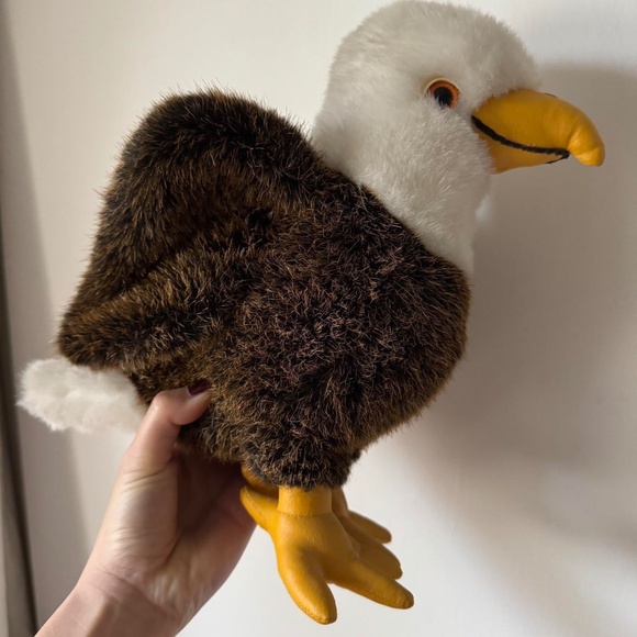 Eagle bird plush toy, cute birds plush stuffed animal toys Ganz bros plushie - Picture 2 of 8